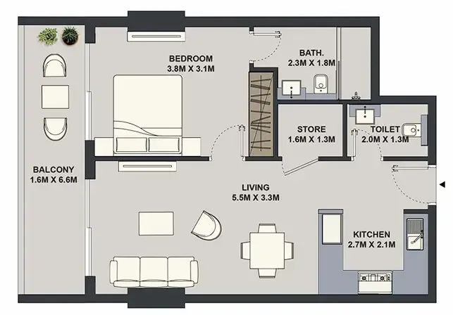 Pantheon Maison Elysee floor plan