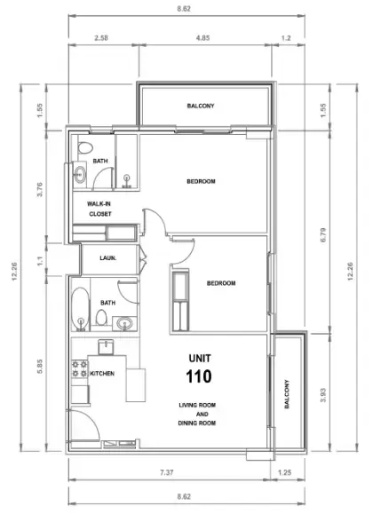 Credo Investments Majestique Residence 2 floor plan