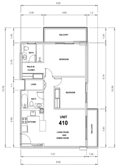 Credo Investments Majestique Residence 2 floor plan
