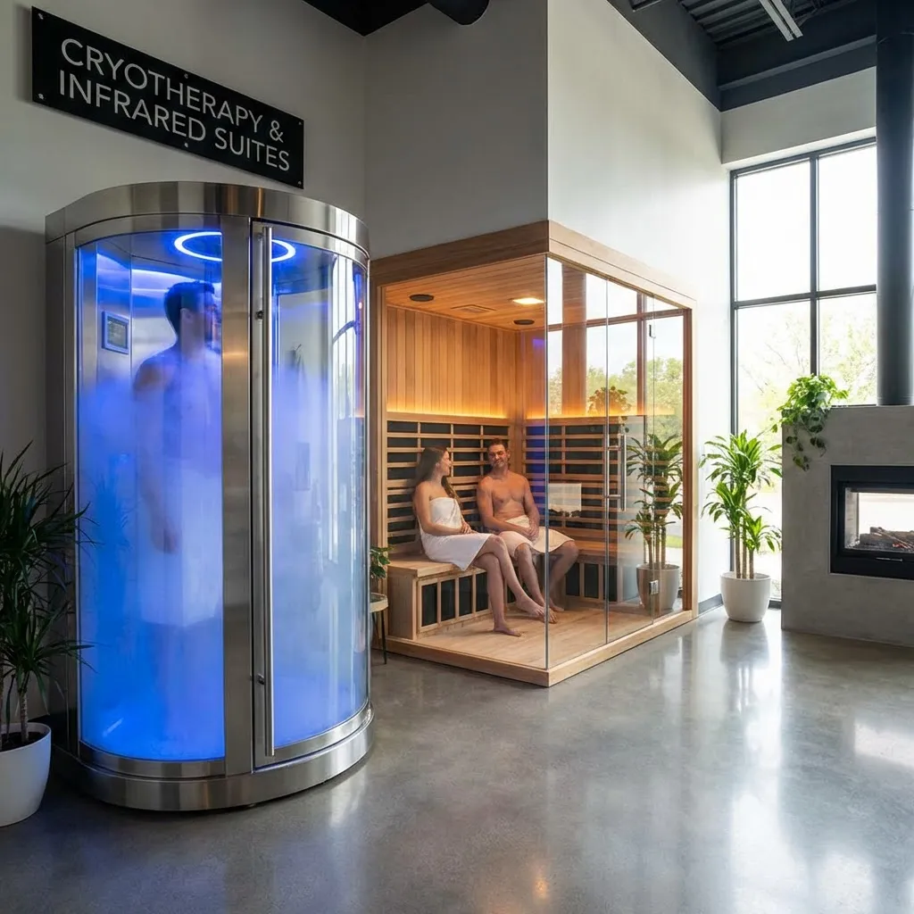 Cryotherapy & Infrared Suites amenity image at Manchester City Yas Residences by Ohana
