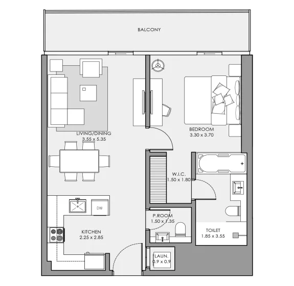 Deyaar Mar Casa floor plan