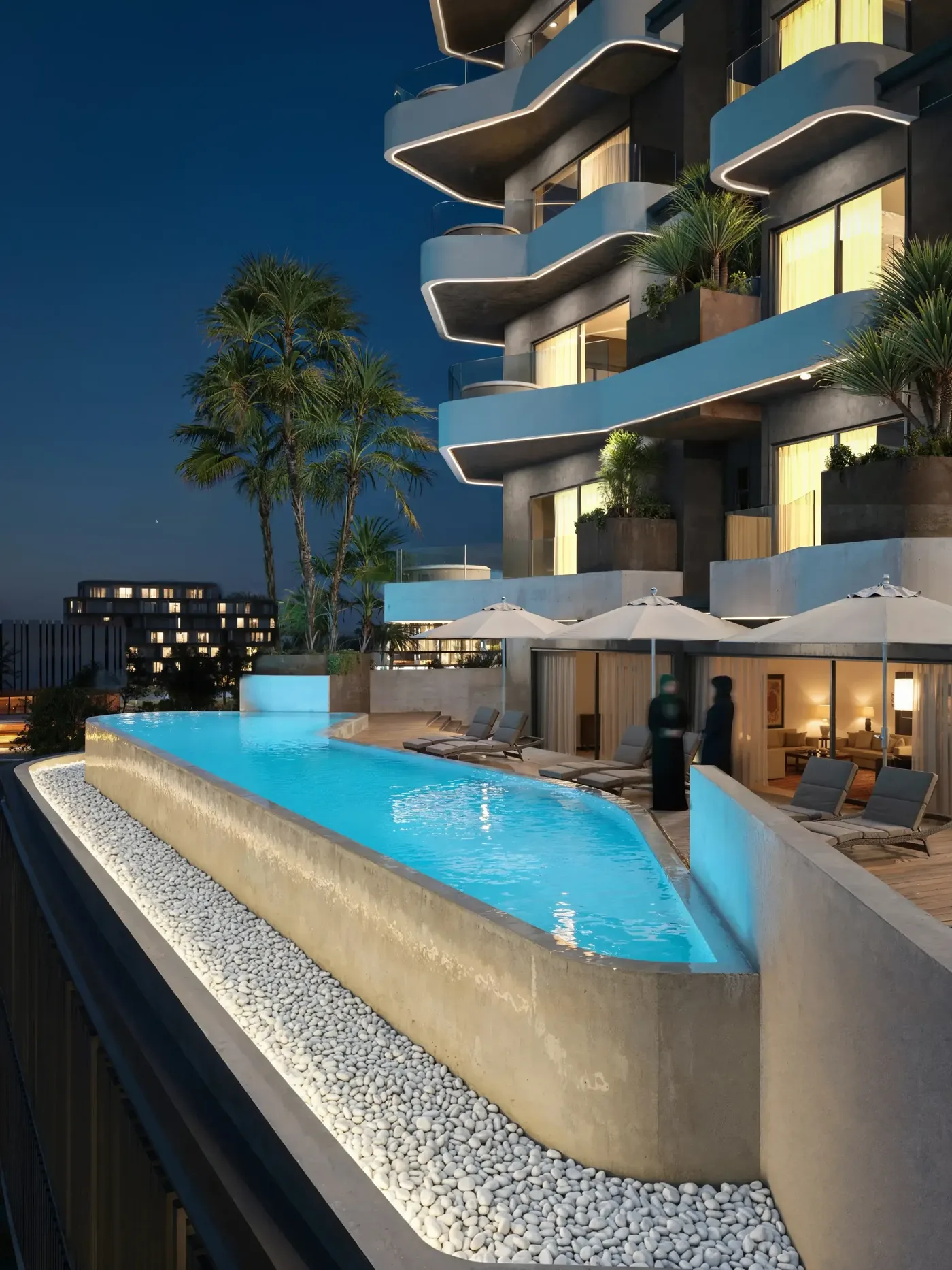 Infinity Pool amenity image at Marea Residences