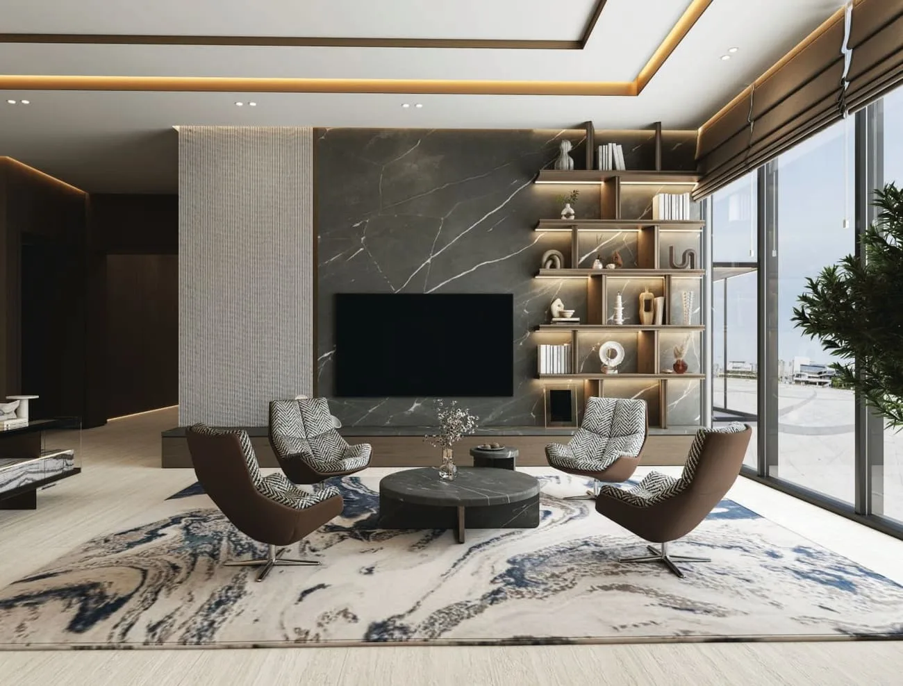 Relaxing Lounge Area amenity image at Marriott Residences Sheikh Zayed Road