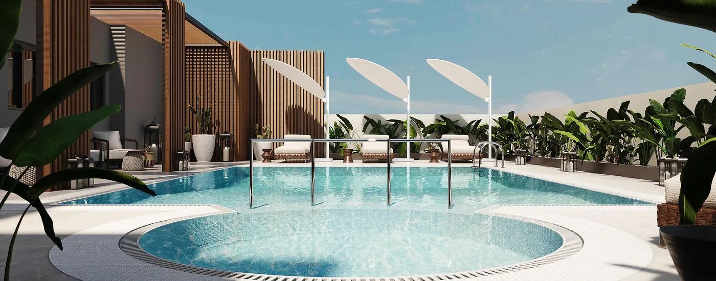Modern Sky Pool amenity image at Mas Tower
