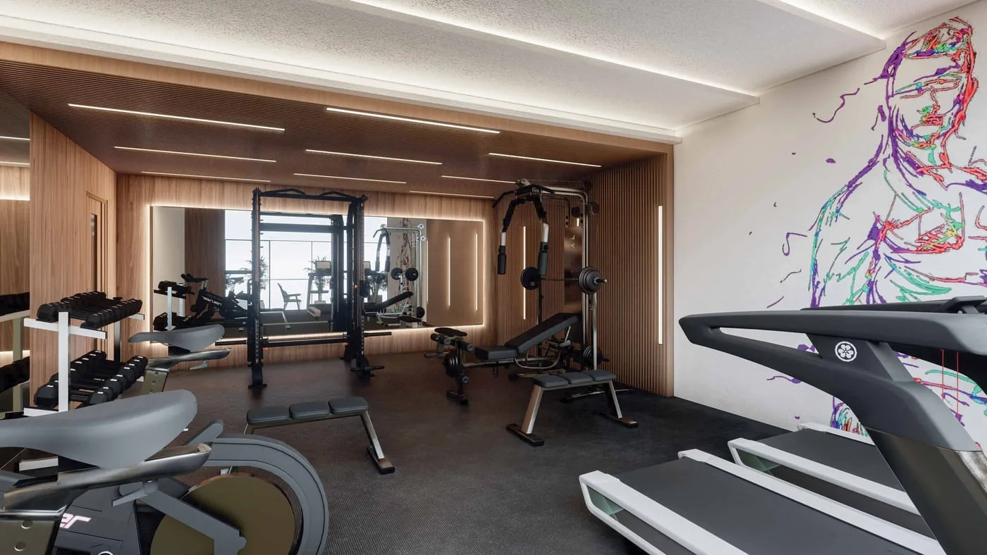 State-Of-The-Art Fitness amenity image at Milestone Residences