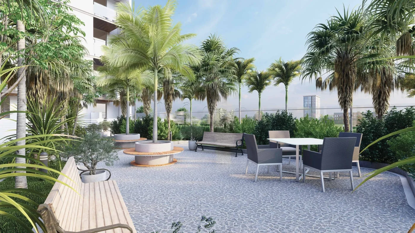The Social Landscape amenity image at Milestone Residences