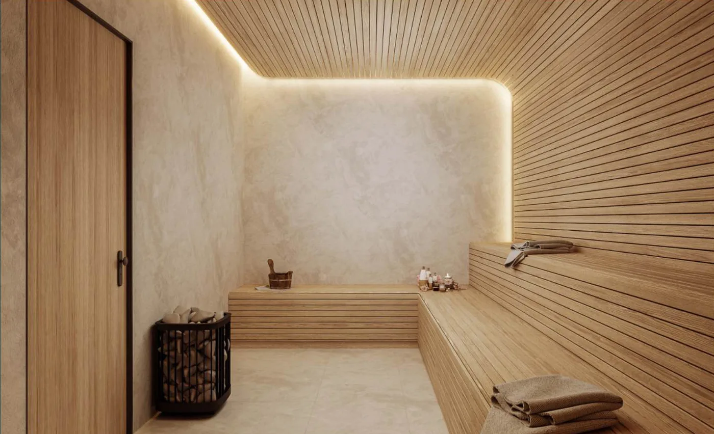 Sauna & Steam amenity image at Milos