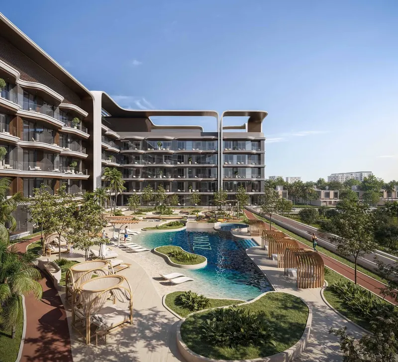 Exterior at Mirari Lagoon by Zoya in Dubai Industrial City Dubai