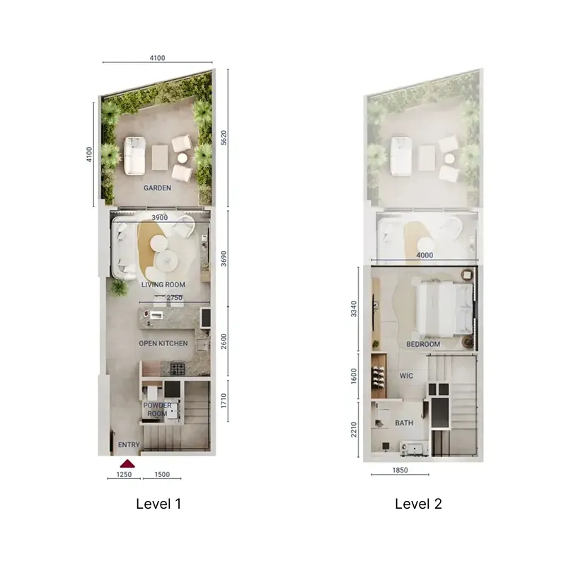 Union Properties Mirdad floor plan