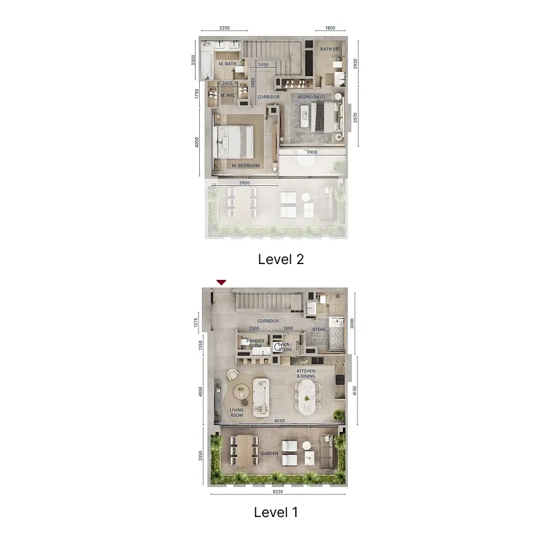 Union Properties Mirdad floor plan