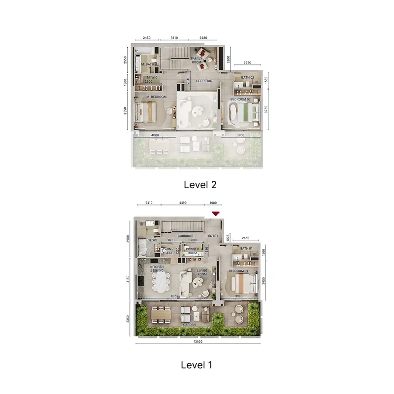 Union Properties Mirdad floor plan