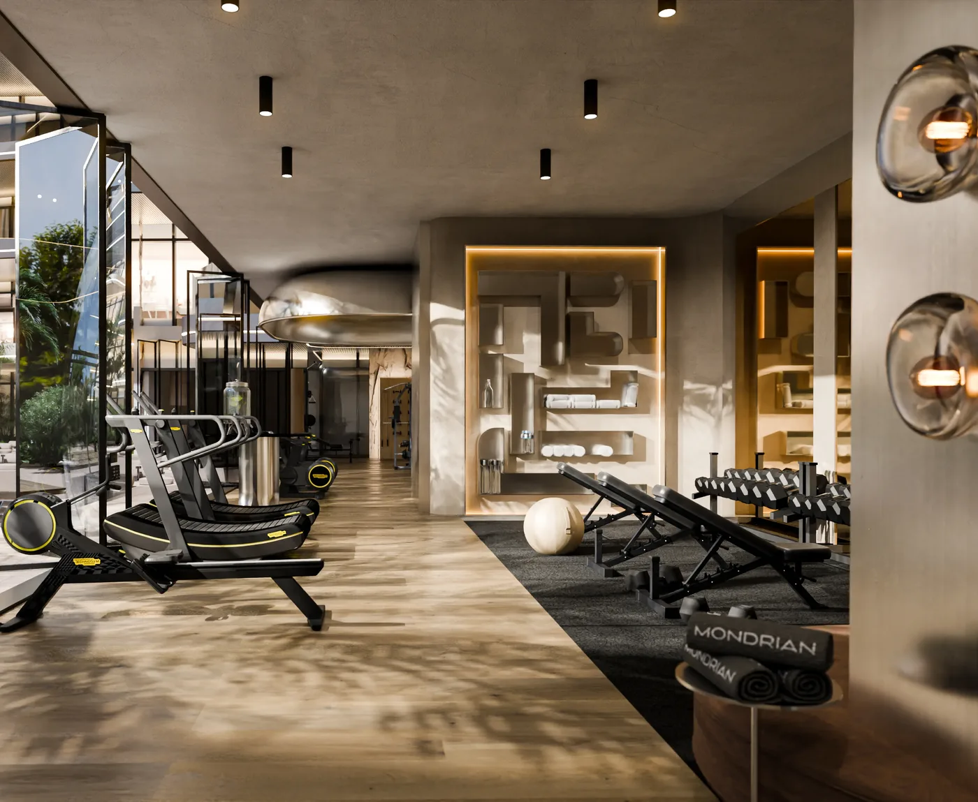 Gym amenity image at Mondrian Phases 1 and 2
