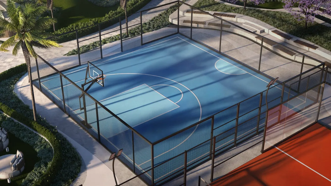 Basketball Court amenity image at Mövenpick Residences Dubai Motor City Phase 1