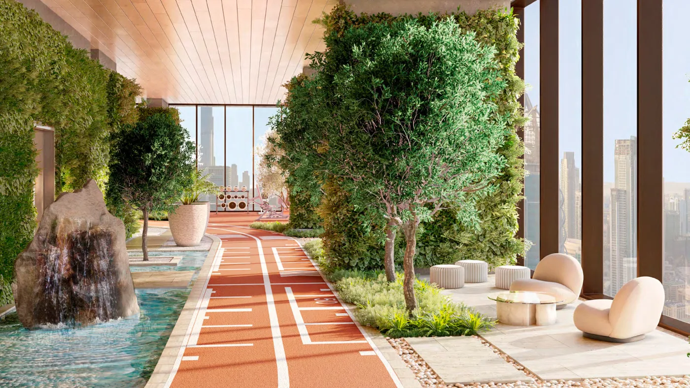Running Area amenity image at Mr. C Residences Downtown