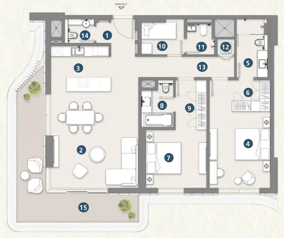 Modon Properties Muheira Maysan floor plan