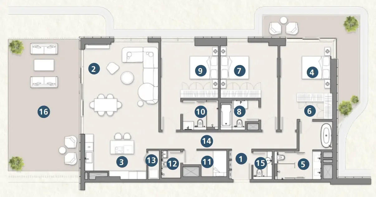 Modon Properties Muheira Maysan floor plan