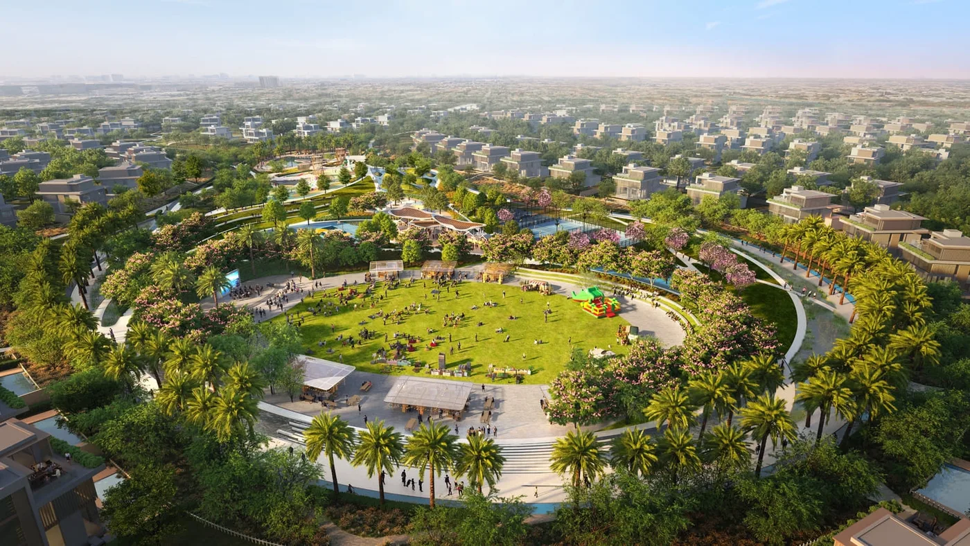 Events Lawn & Amphitheatre amenity image at Nad Al Sheba Garden Phase 4