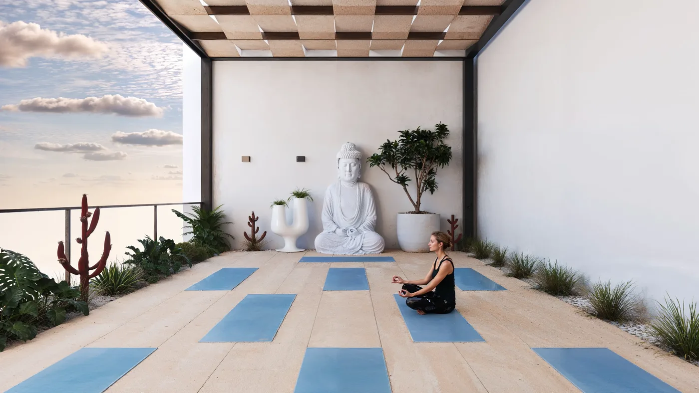 Outdoor Yoga Area amenity image at Nexara by 7th Key