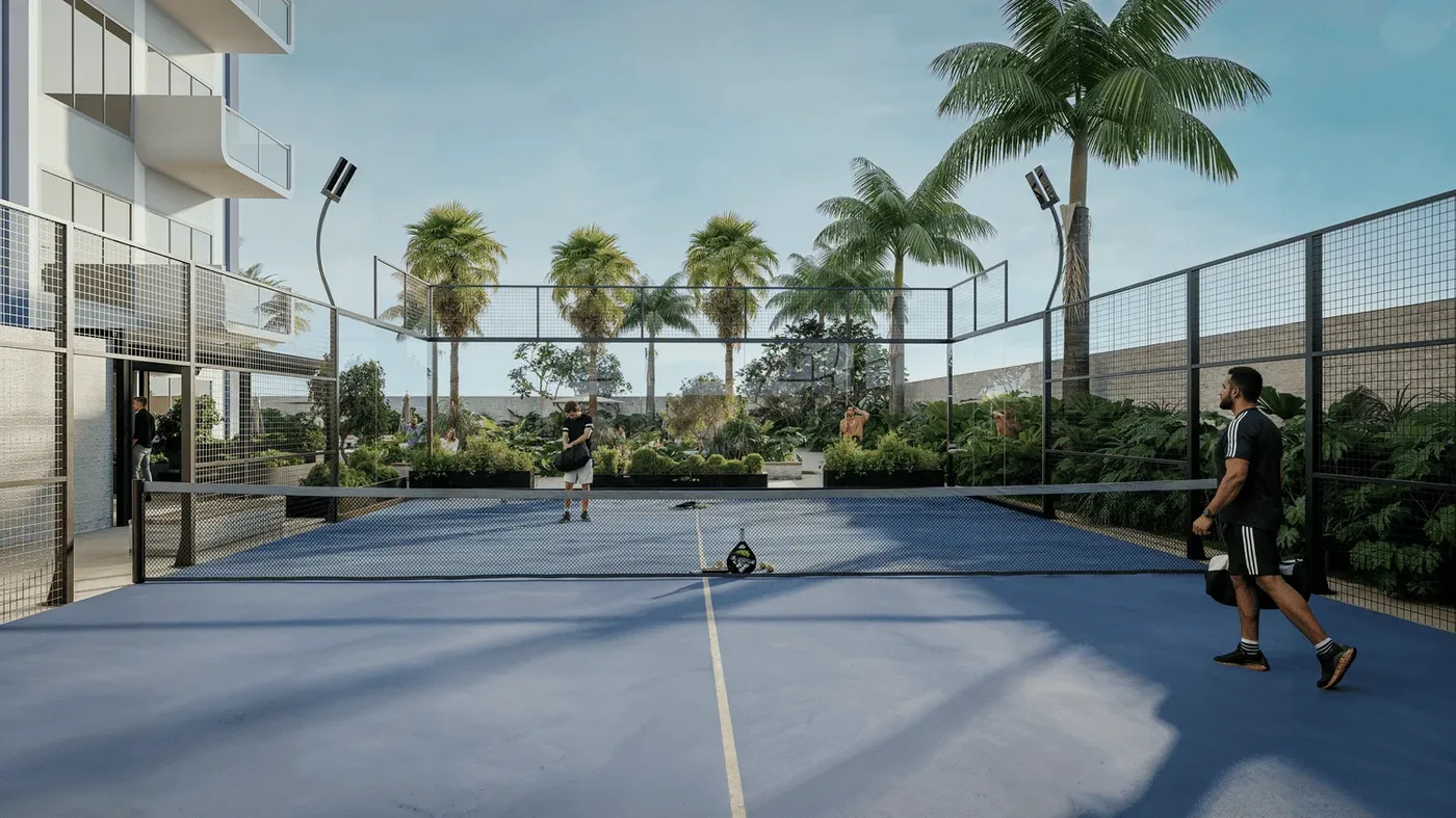Padel Court & Lounge amenity image at Nexara by 7th Key