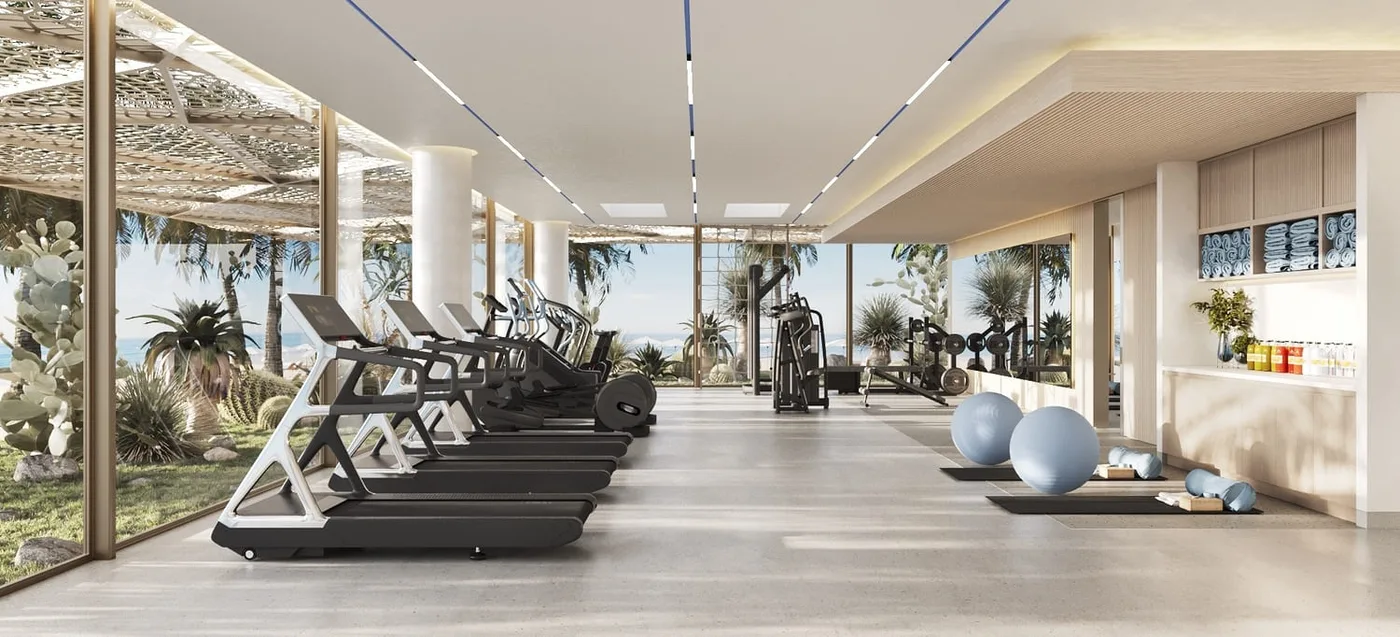 Gym With Dance And Yoga Studio amenity image at Nikki Beach Residences
