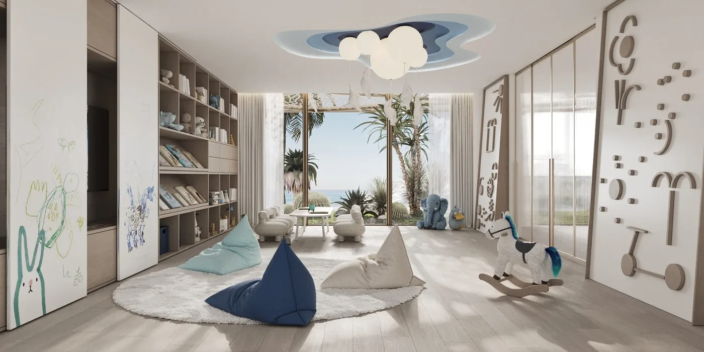 Outdoor & Indoor Kids Play Area amenity image at Nikki Beach Residences
