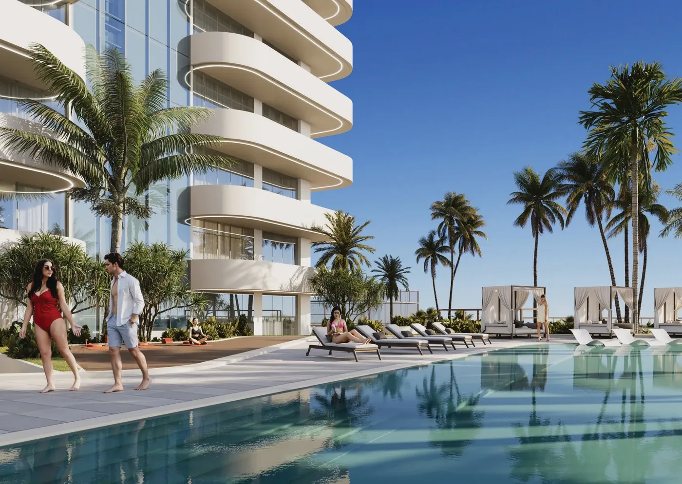 Pool Deck amenity image at Nova Tower