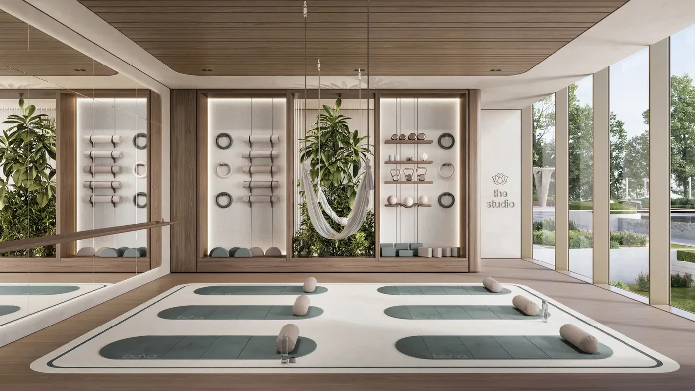Yoga Area amenity image at Nura