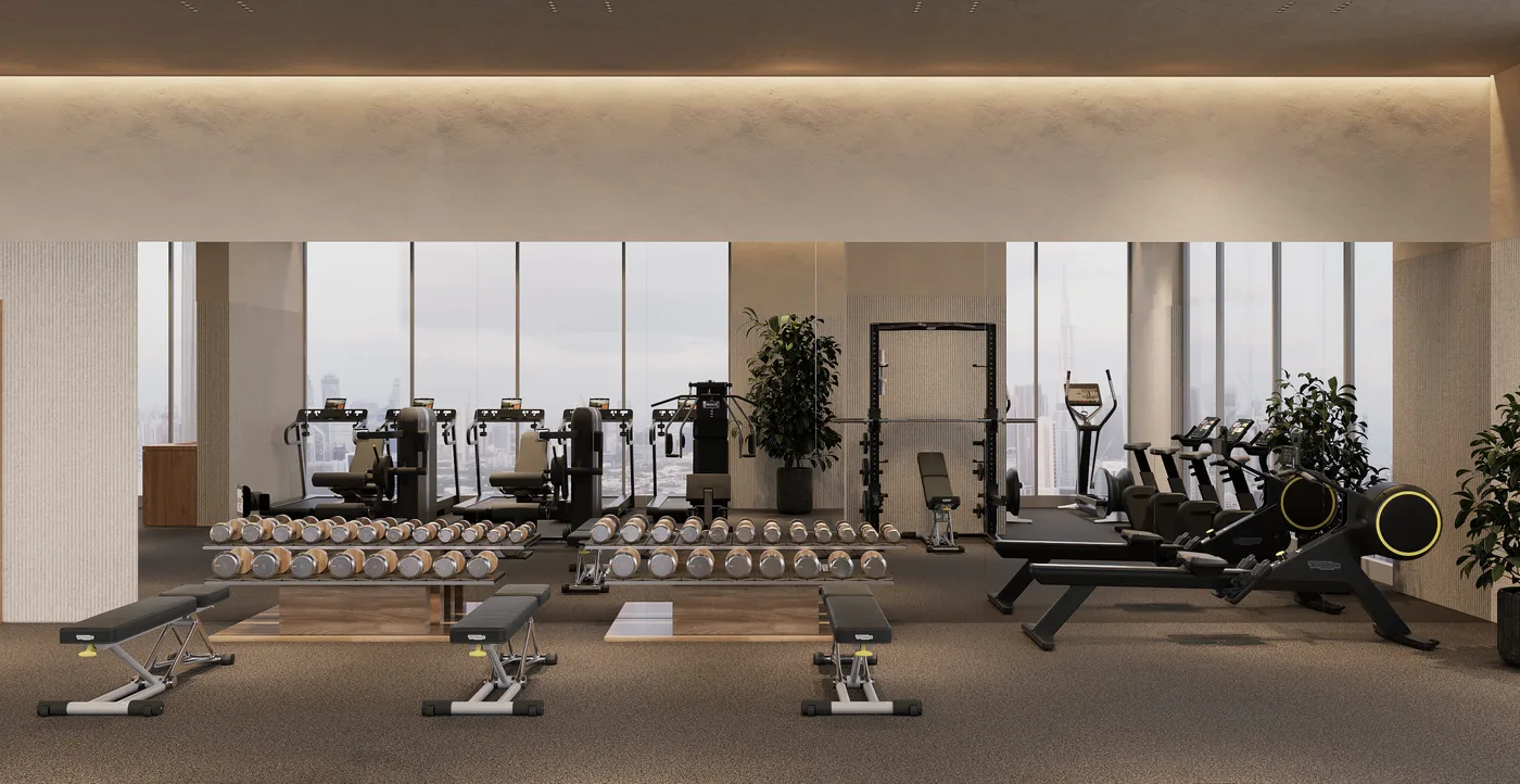 Gym amenity image at Oak Yard