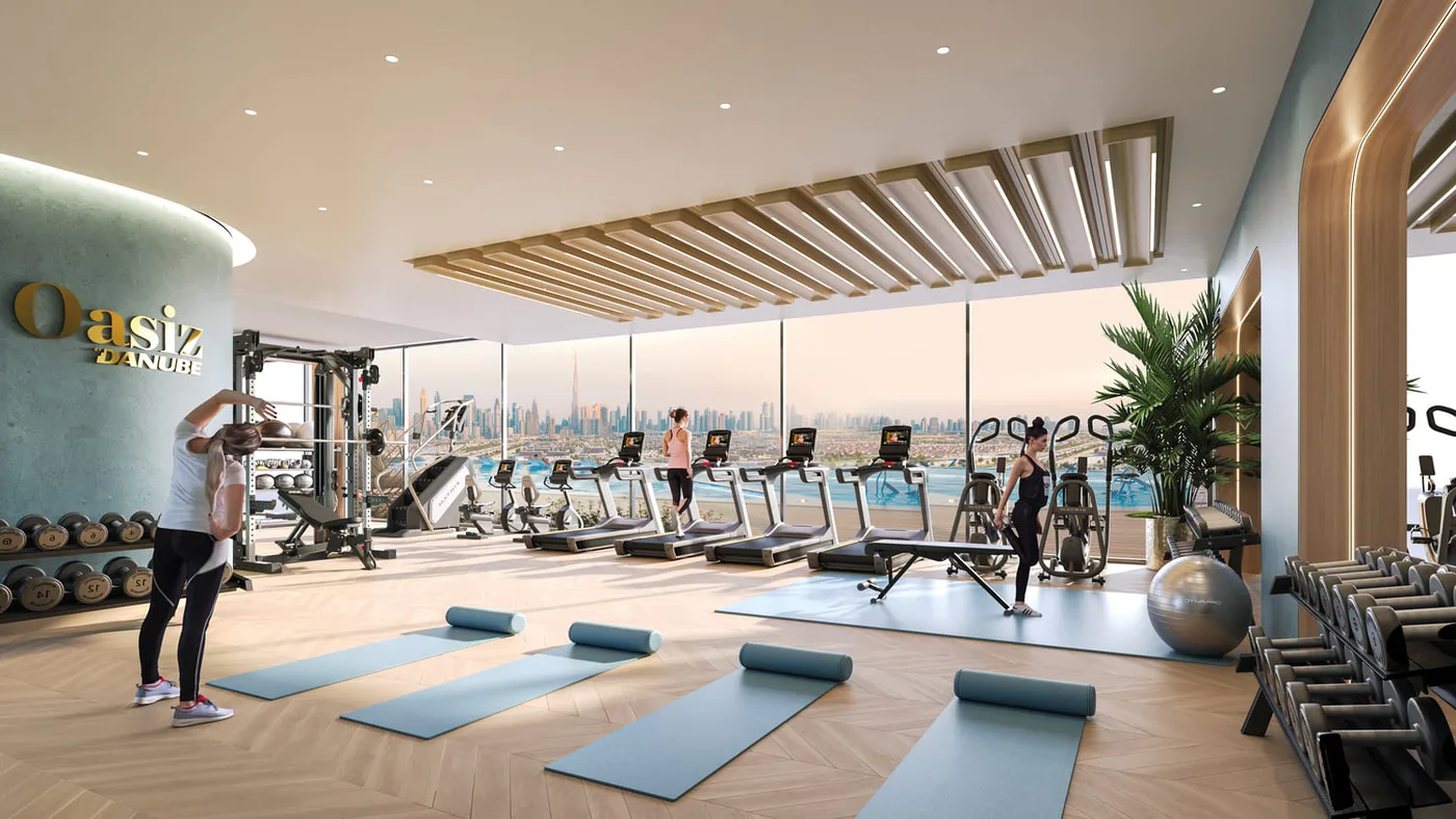 Indoor Gym amenity image at Oasiz