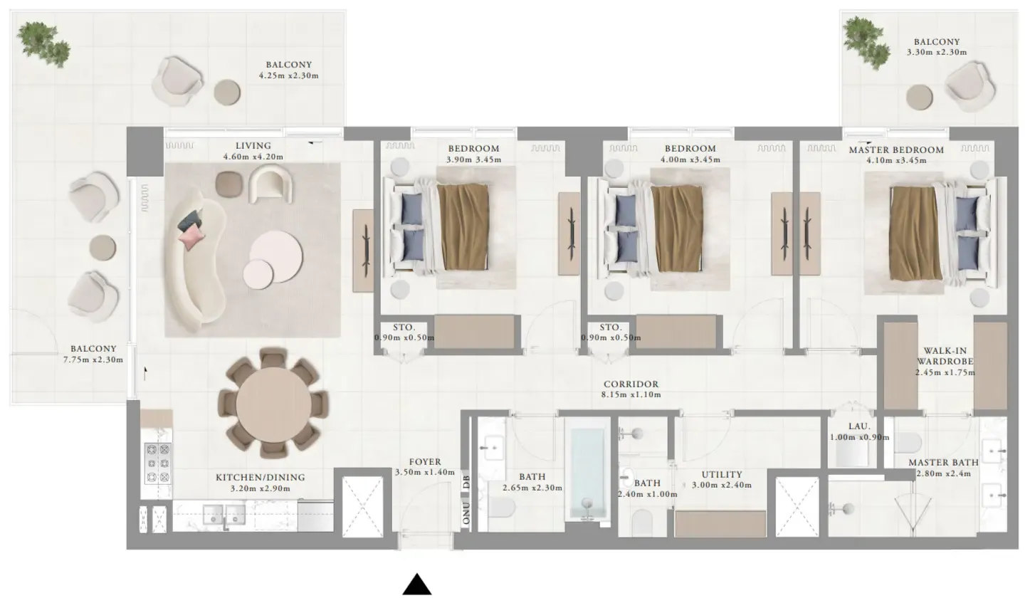 Emaar Ocean Cove floor plan