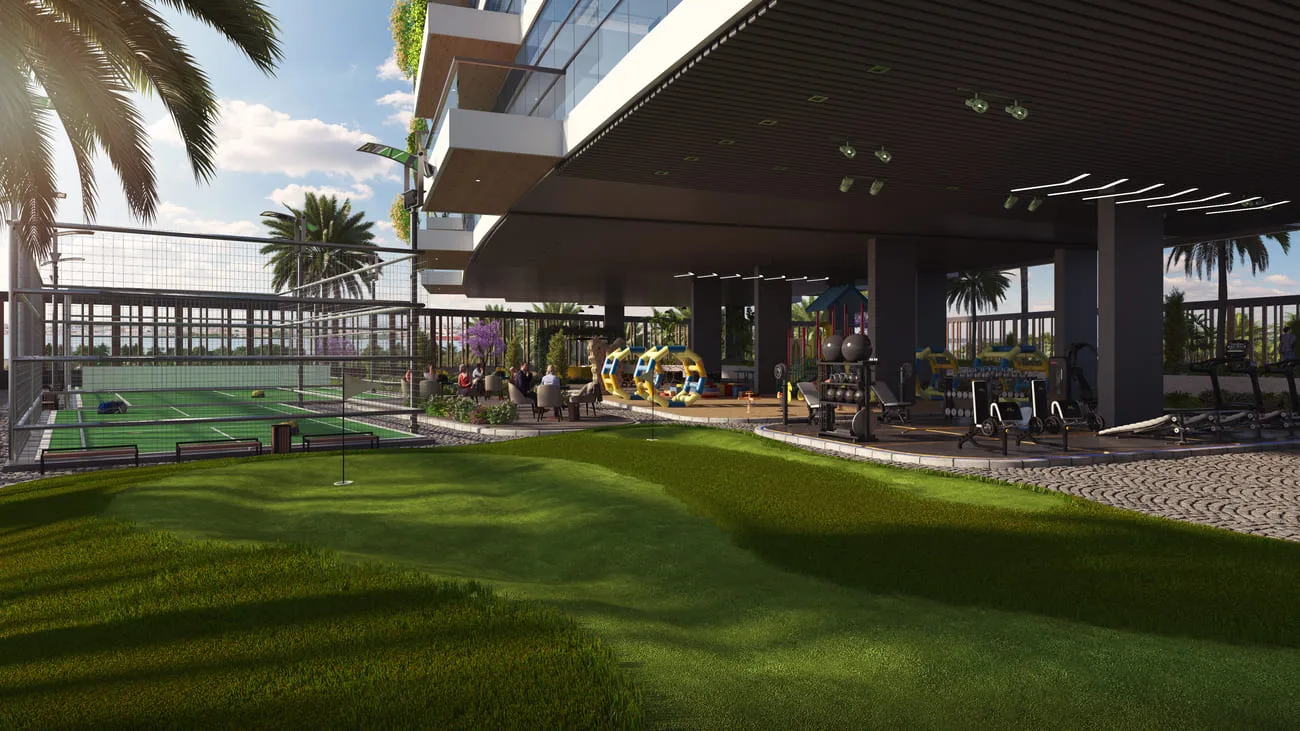 Kids Playground & Sand Area amenity image at Ocean Tower