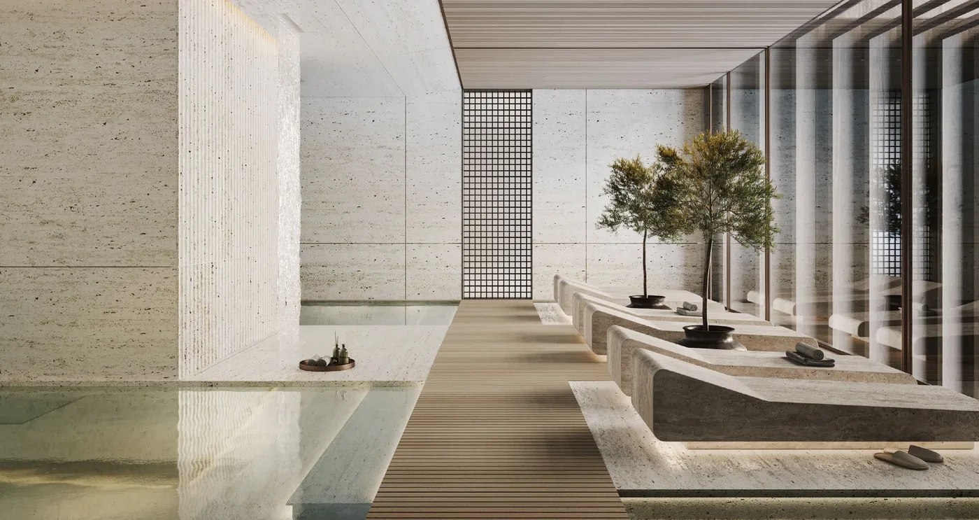 Spa amenity image at Omoria Private Residences