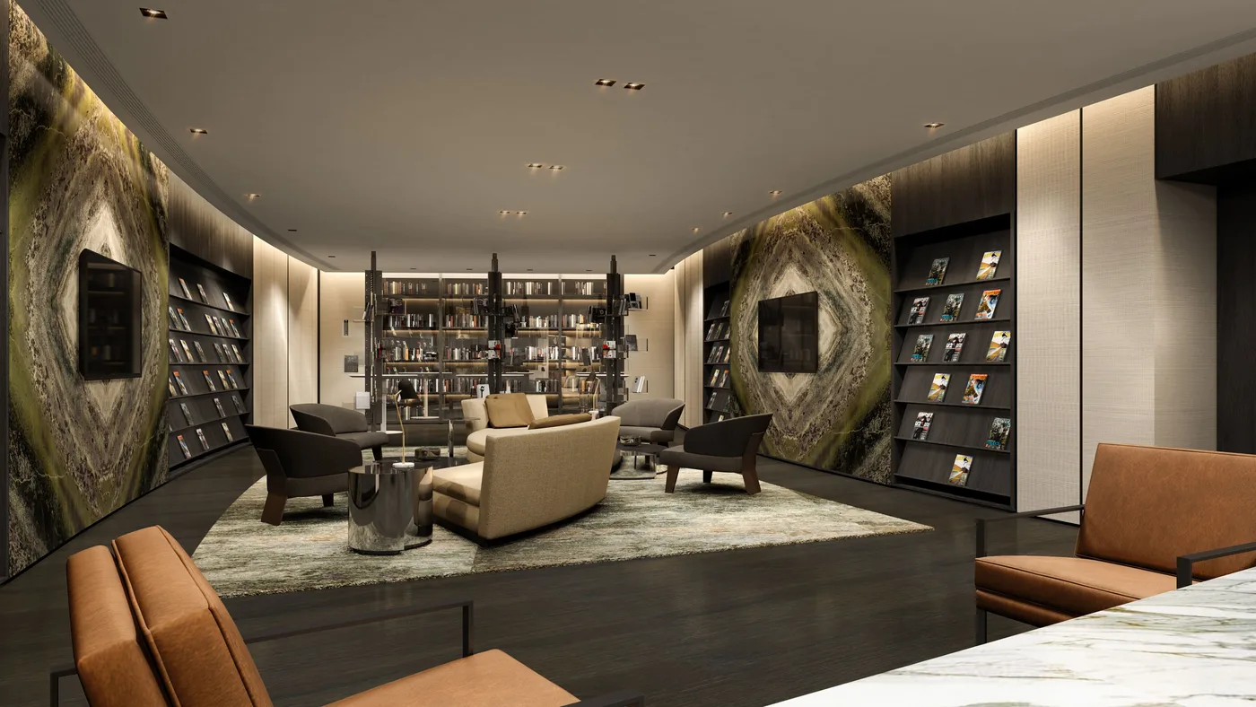 Residents Lounge amenity image at One Crescent Palm