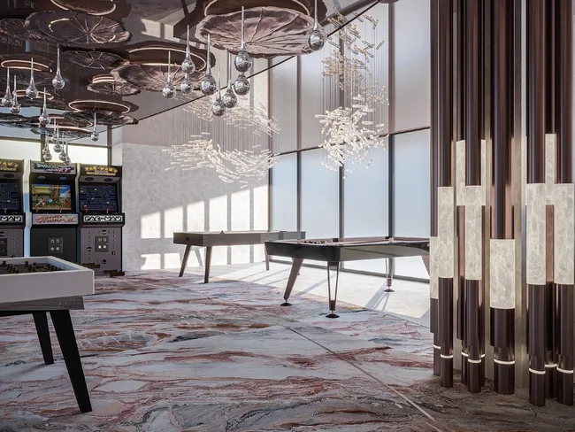 Games Zone & Multipurpose Lounge amenity image at One Sky Park