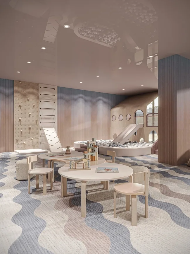 Indoor Kid’S Play Area amenity image at One Sky Park