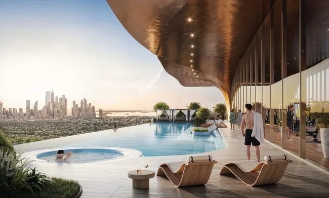 Sky Deck 35m Infinity Pool amenity image at One Sky Park