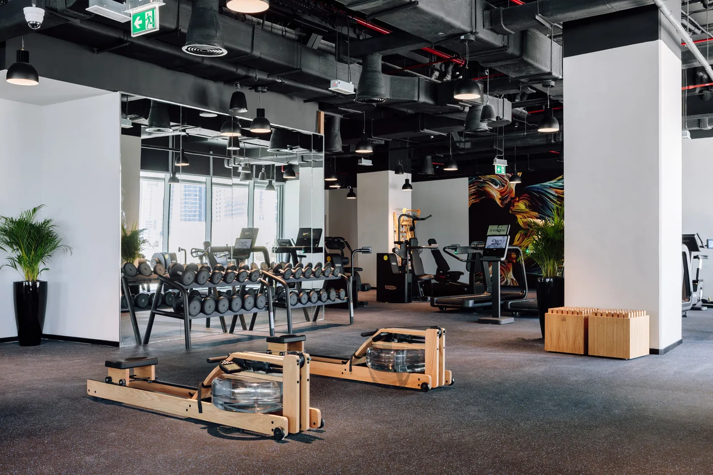 Fully Equipped Gym amenity image at Opus By Zaha Hadid