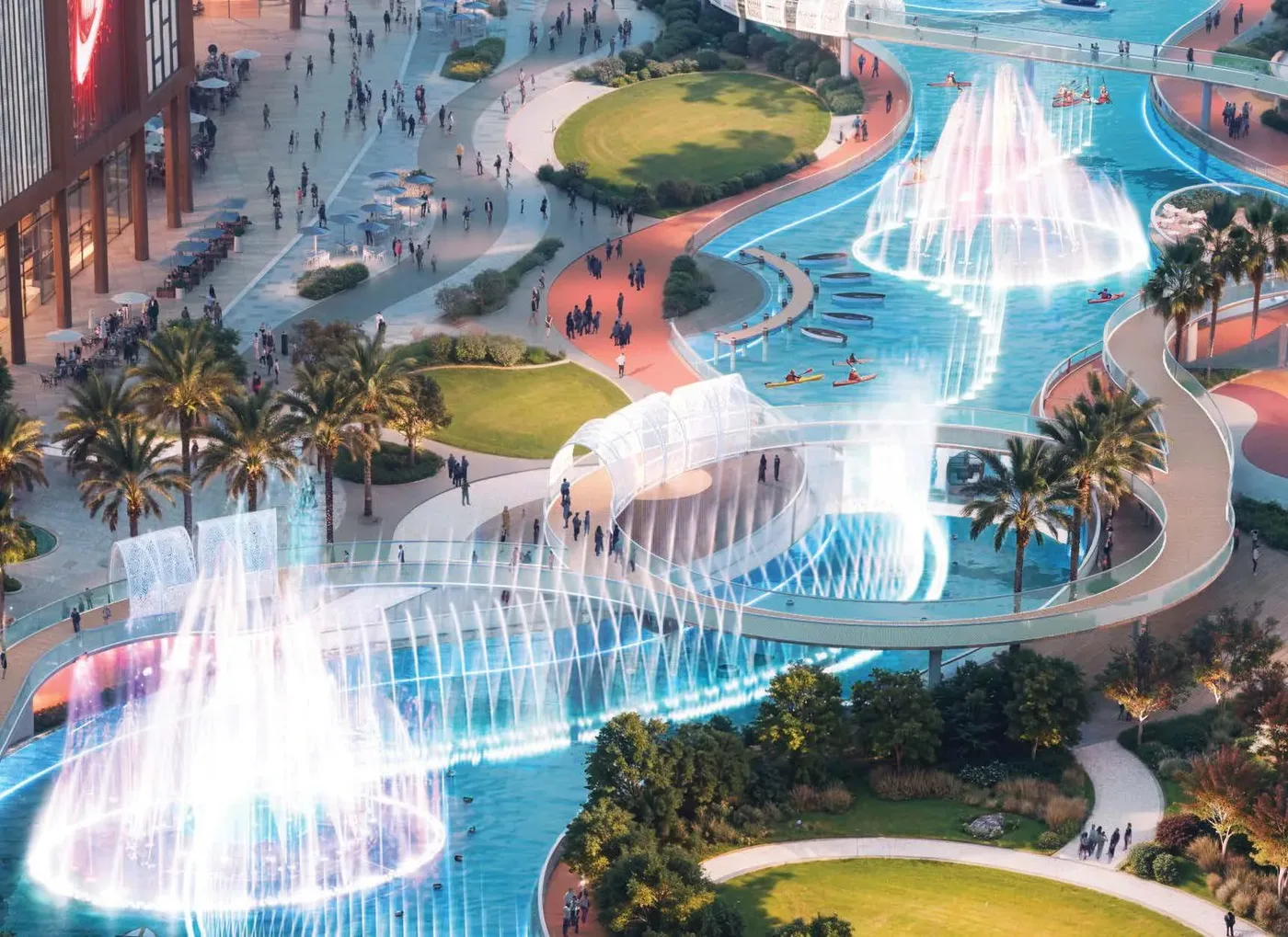 Water Fountains amenity image at Orchid Towers Phase 1