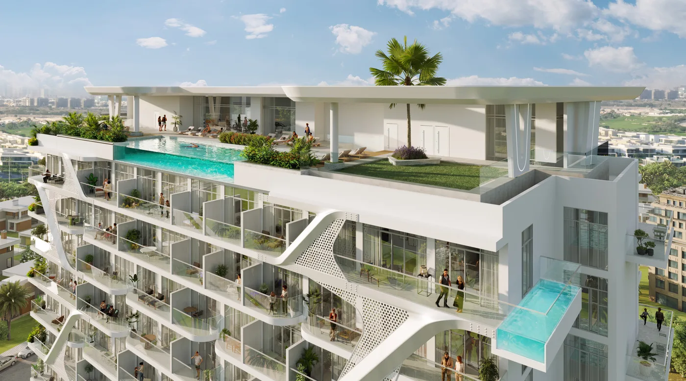 Rooftop Infinity Pool amenity image at Oxford Gardens