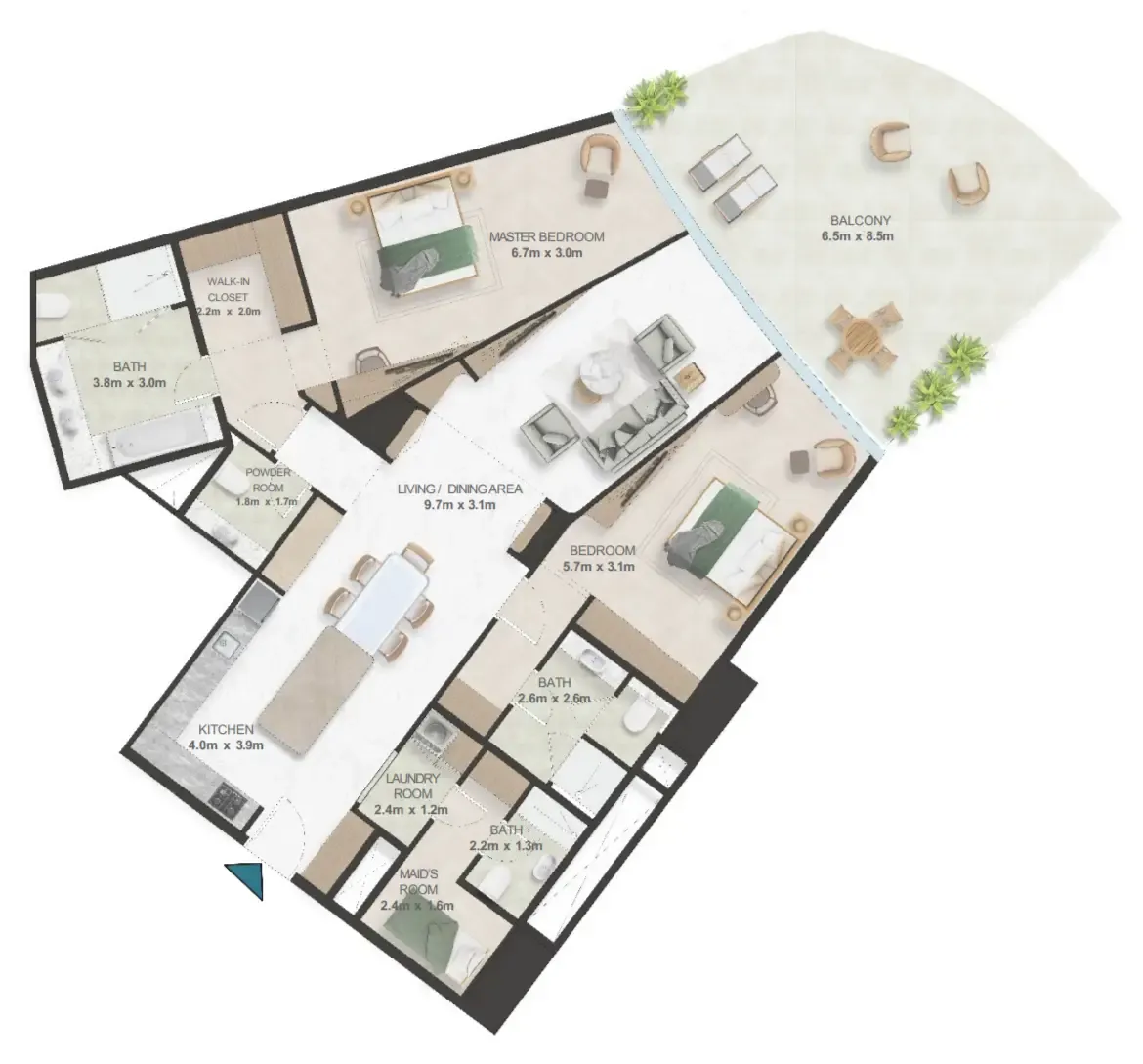 Richmind Oystra floor plan