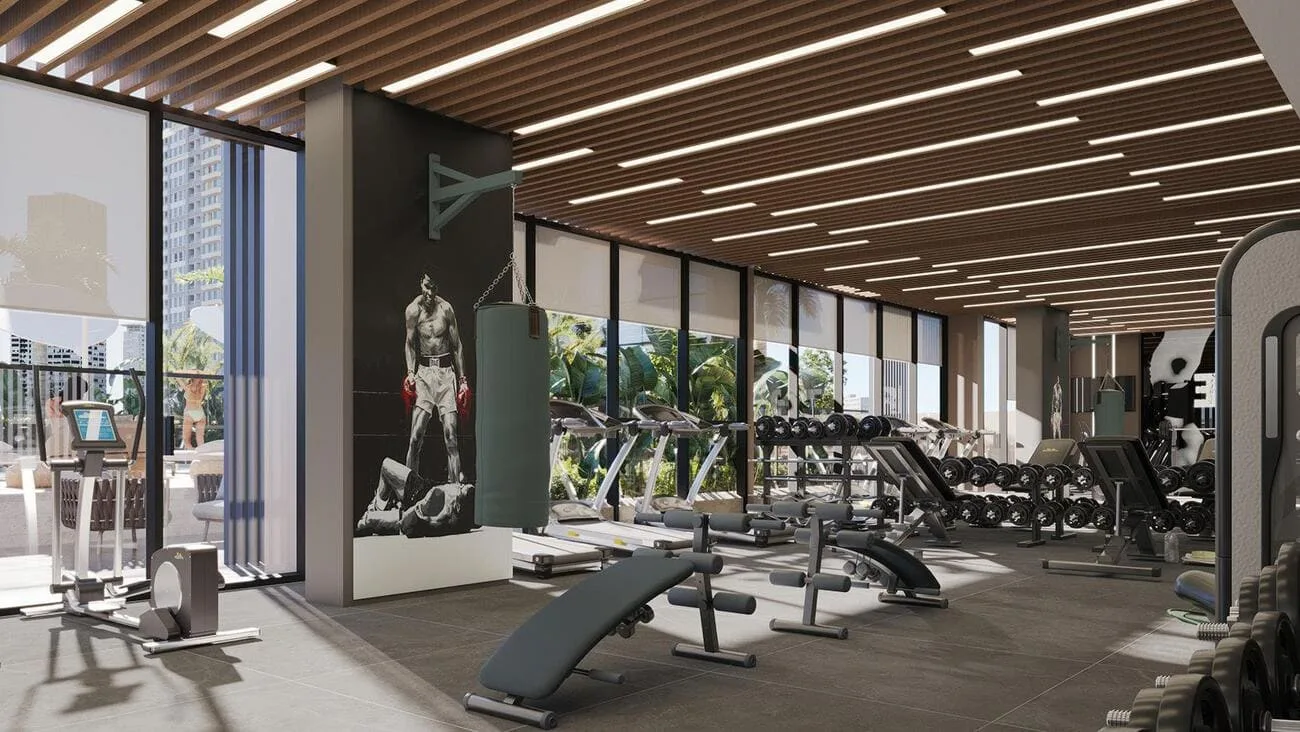 Gym amenity image at Palatium Residence