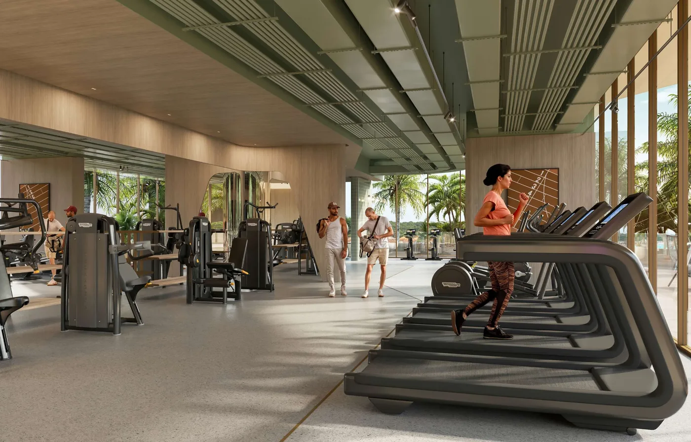 Gym & Stretching Studio amenity image at Palazzo Tissoli