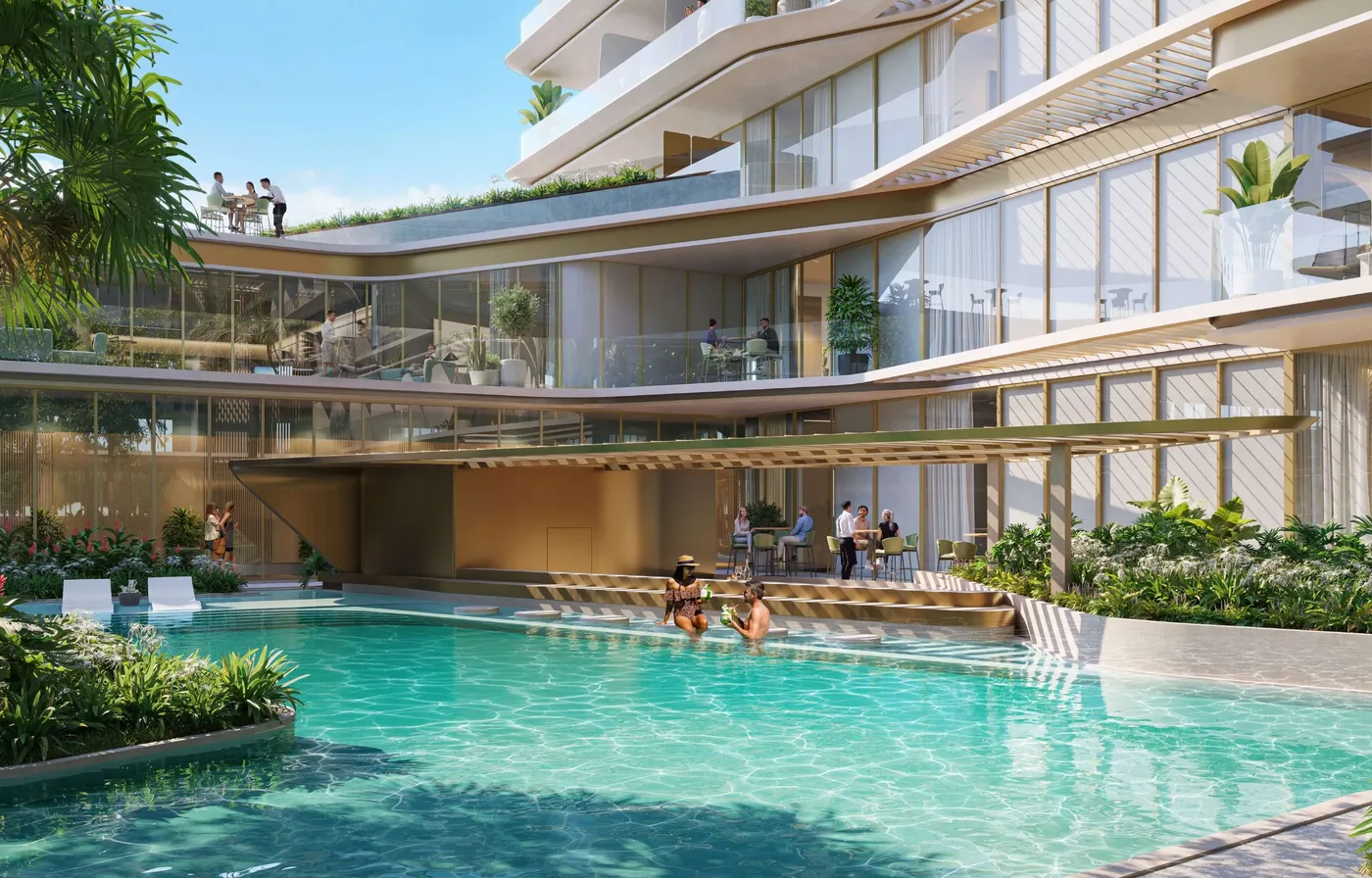 Sunken Pool Bar amenity image at Palazzo Tissoli