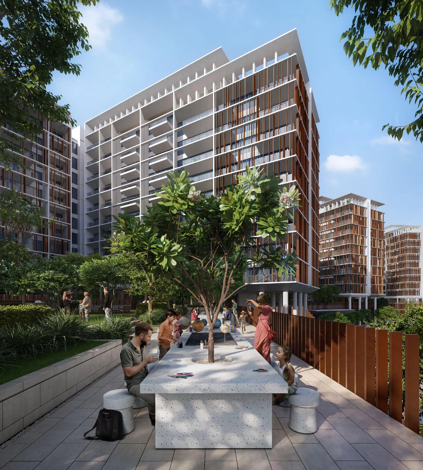 Outdoor Coworking Spaces amenity image at Park Five