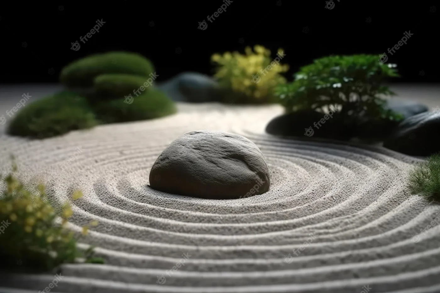 Roooftop Zen Garden amenity image at Park Five