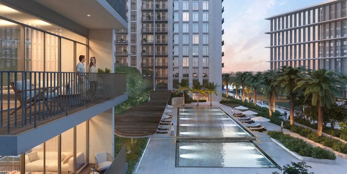 Outdoor Infinity Edge Pool amenity image at Park Heights