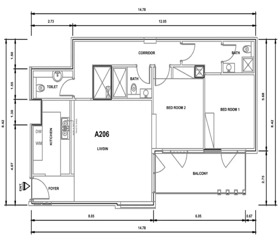 AG Properties Parkwood Residences floor plan