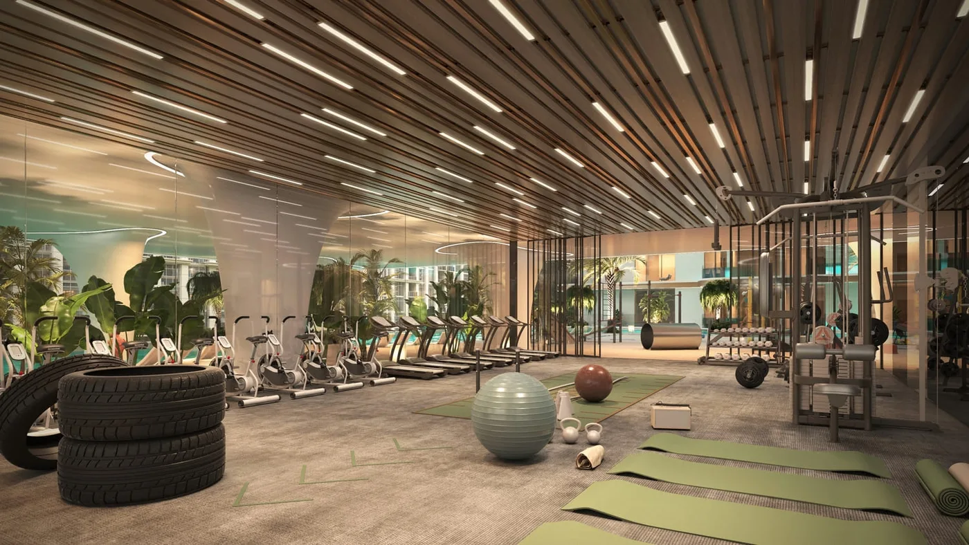 Indoor Gym amenity image at Peace Lagoons 2