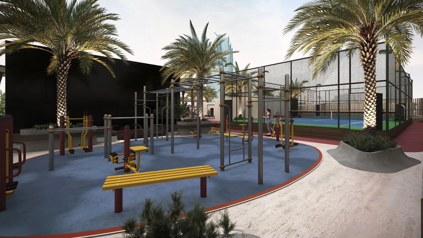 Outdoor Gym amenity image at Peace Lagoons 2