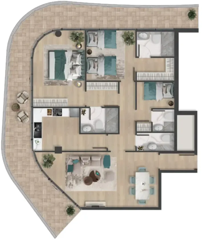 BNW Developments Pelagia floor plan